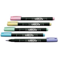 Tombow Kalligraphie-Stift Fudenosuke Pastel, gelb – Bild 2