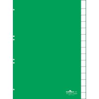 DURABLE Kunststoff-Register, PP, Stärke: 0,12 mm, 15-teilig
