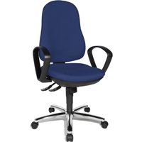 Topstar Bürodrehstuhl, Synchro Steel, royalblau – Bild 2