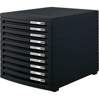 HAN Schubladenbox CONTUR, 10 Schübe, schwarz