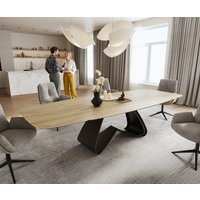 DELIFE Edge Esstisch Keramik ausziehbar – Bild 2