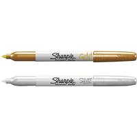 Sharpie Permanent-Marker FINE Metallic, silber – Bild 2