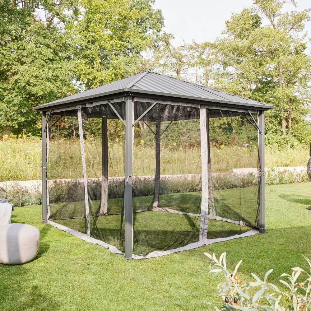 LED Solar Pavillon AZUR - 300 x 270 cm – Bild 3