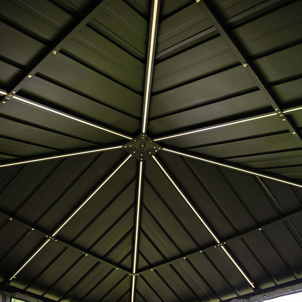 LED Solar Pavillon AZUR - 300 x 270 cm – Bild 6