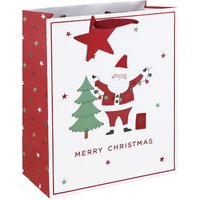 Clairefontaine Weihnachts-Geschenktüte, Merry Xmas, mittel