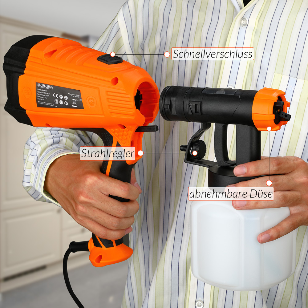 monzana Farbsprühgerät 500W – Bild 3