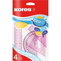 Kores Geometrie-Set GEO15, 4-teilig, farbig sortiert – Bild 2