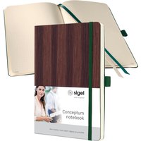 sigel Notizbuch Conceptum Nature Edition, DIN A5, Holz