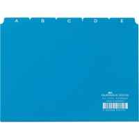 DURABLE Karteiregister A - Z, PP, A5 quer, blau, 25-teilig