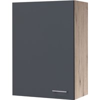 Oberschrank Tiago Basaltgrau/San Remo Eiche hell Nachbildung ca. 60x89x32cm