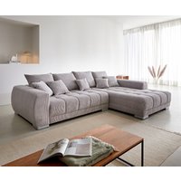 DELIFE Josea Ecksofa Cord Silbergrau – Bild 2