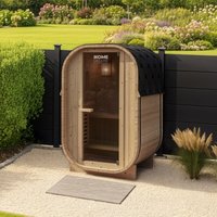 Outdoor Sauna CUBE S - 194 x 120 cm für 2 Personen – Bild 2