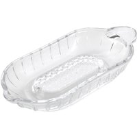 metaltex Küchenreibe/Apfelreibe aus Glas, transparent