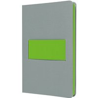 sigel Notizbuch Linescape, DIN A5, liniert, grau/neongrün