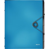 LEITZ Ordnungsmappe Solid, DIN A4, PP, 6 Fächer, hellblau – Bild 2