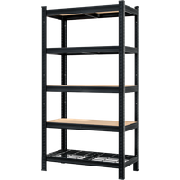 monzana Schwerlastregal Premium Schwarz 180x90x40cm 875kg – Bild 2
