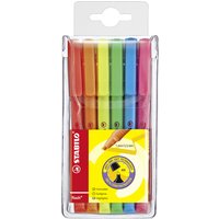 STABILO Textmarker flash, 6er PP-Etui – Bild 2