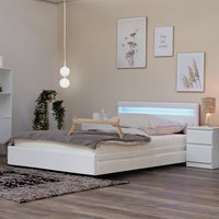 Home Deluxe 4058166164582 LED Bett Weiß – Bild 2