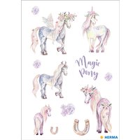 HERMA Sticker DECOR, Pony, beglimmert