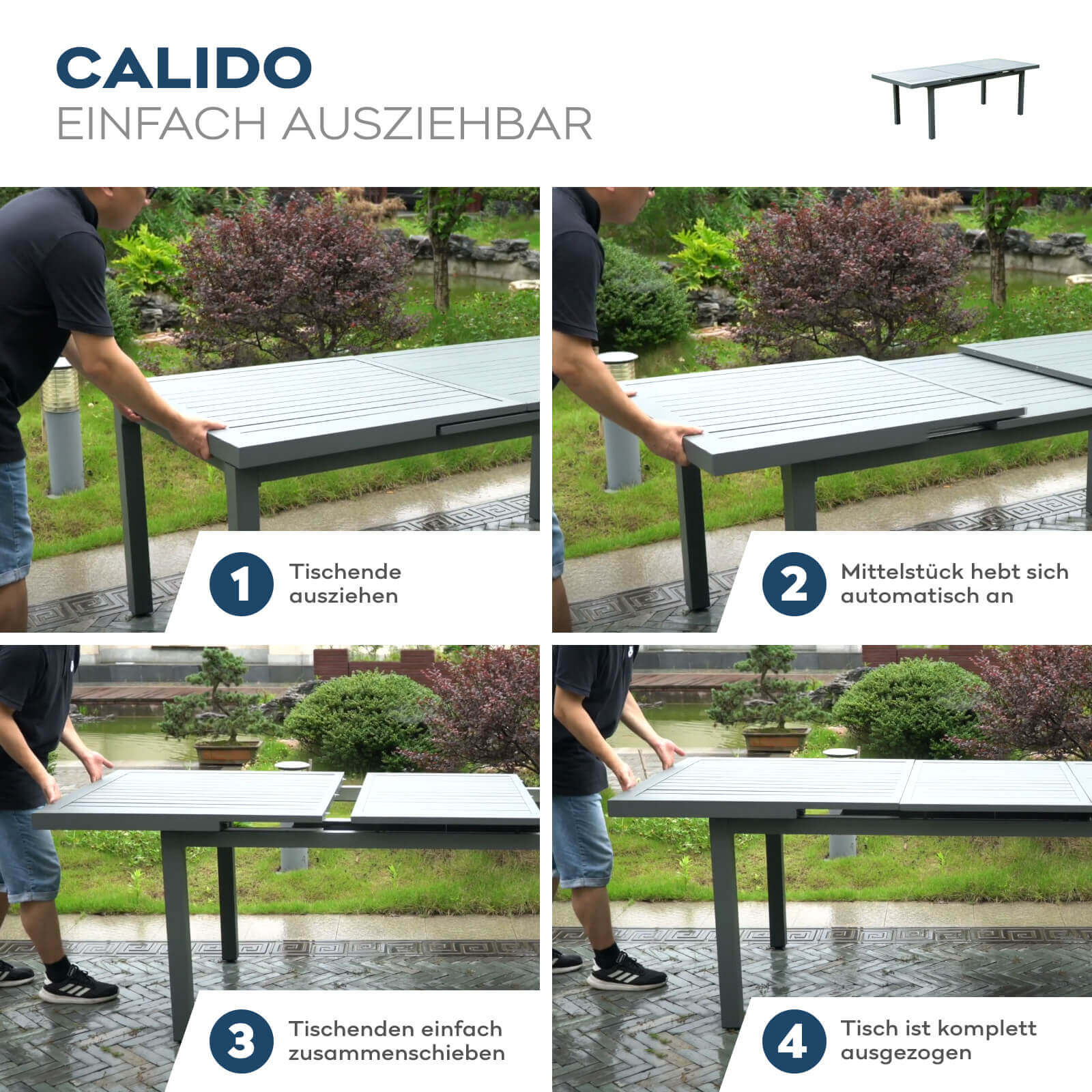 Home Deluxe 4058166202857 Gartentisch – Bild 6