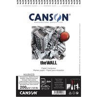 CANSON Zeichenpapier-Spiralblock, The WALL, A4, 200 g/qm – Bild 2