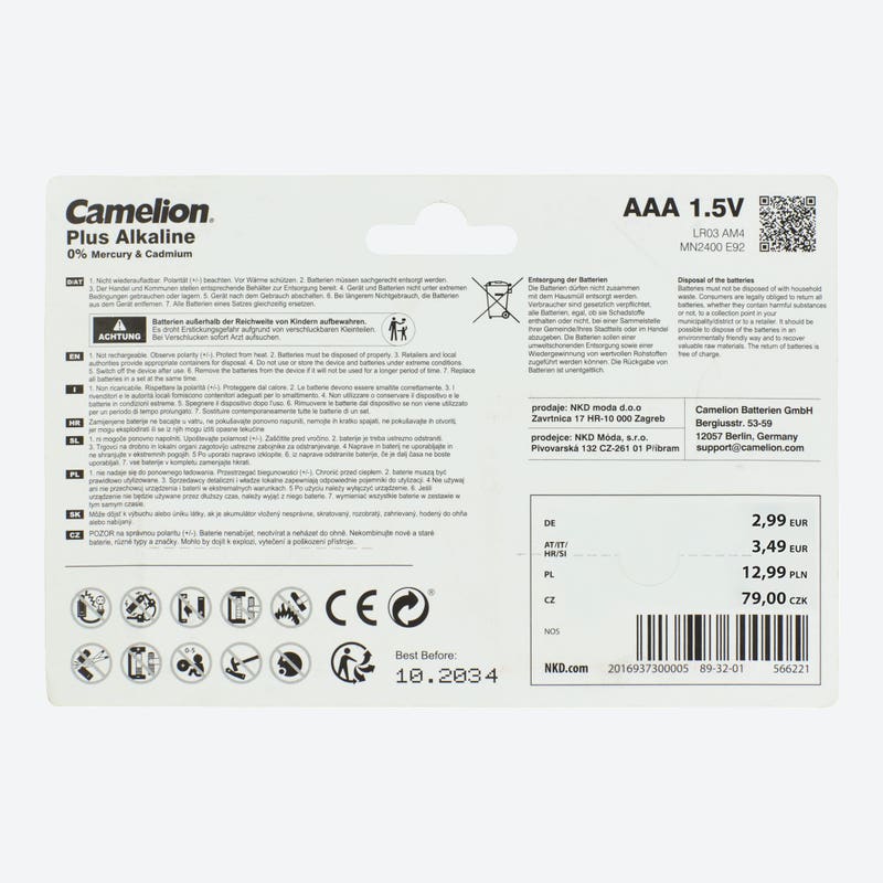 NKD 1693730 Batterie AAA 8er-Pack – Bild 4