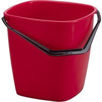 DURABLE Putzeimer BUCKET, 9,5 Liter, rechteckig, rot