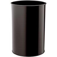 DURABLE Papierkorb METALL, rund, 30 Liter, schwarz – Bild 2