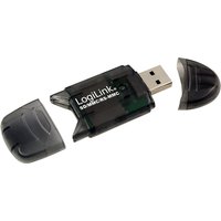 LogiLink USB 2.0 Mini Card Reader für SD/MMC, anthrazit – Bild 2