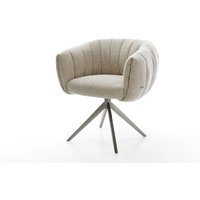 DELIFE Jada-Flex Drehstuhl Beige Graphit