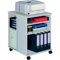 DURABLE Bürowagen, 74/59, offen, 6 Böden, grau