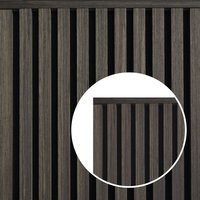 Abschlussleiste für Akustikpaneel ENDO Smoked Oak - 240 cm - Menge: 5