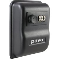 pavo Robuste Schlüsselbox, für 1 Schlüssel, schwarz-matt