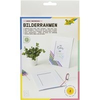 folia Bilderrahmen-Set, aus Pappe, 10 x 15 cm, weiß – Bild 2