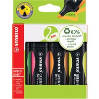 STABILO Textmarker GREEN BOSS, 4er Kartonetui
