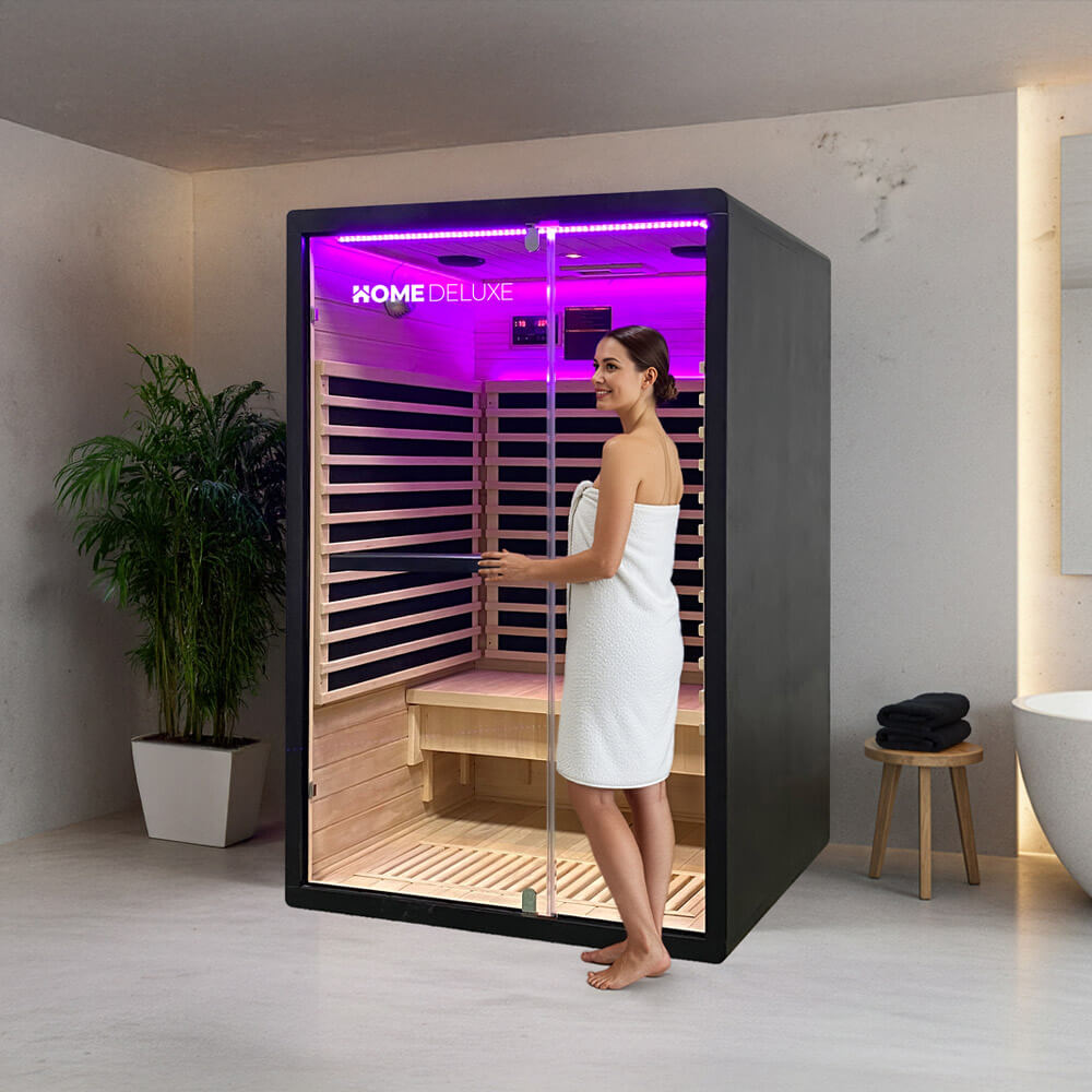 Infrarotkabine NERO M - 190 x 120 cm für 2 Personen – Bild 3