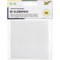 folia 3D-Klebepads, 5 x 5 mm, weiß, sortiert – Bild 2