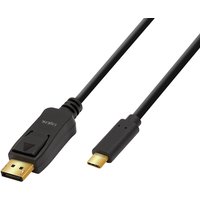 LogiLink USB-C - DisplayPort Anschlusskabel, 1,8 m, schwarz – Bild 2