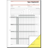 sigel Formularbuch, Tages-/Regiebericht, A4, 2 x 40 Blatt – Bild 2
