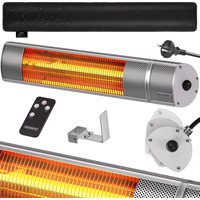 monzana Heizstrahler MZH2000 Silber 2000W – Bild 2