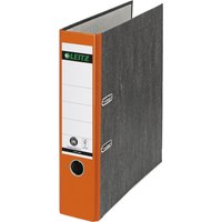 LEITZ Wolkenmarmor-Ordner, 180 Grad, DIN A4, 80 mm, orange – Bild 2