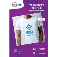 AVERY T-Shirt Transferfolie, DIN A4, weiß – Bild 2