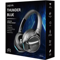 LogiLink BT 6.0 Gaming-Headset THUNDER BLUE, bluetoothfähig