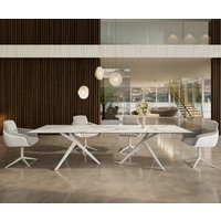 DELIFE Edge Esstisch Keramik rund