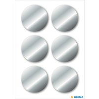 HERMA Weihnachts-Sticker, rund, 32 mm, silber – Bild 2