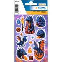 HERMA Sticker MAGIC Dragon, Transpuffy – Bild 2