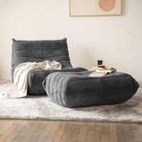 Home Deluxe 4058166284136 Relaxsessel Anthrazit