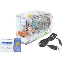 RAPESCO Elektrisches Heftgerät 626EL, transparent – Bild 2