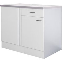 Eckunterschrank Wito Weiß 110x85x57cm