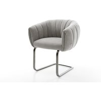 DELIFE Jada-Flex Freischwinger Grau